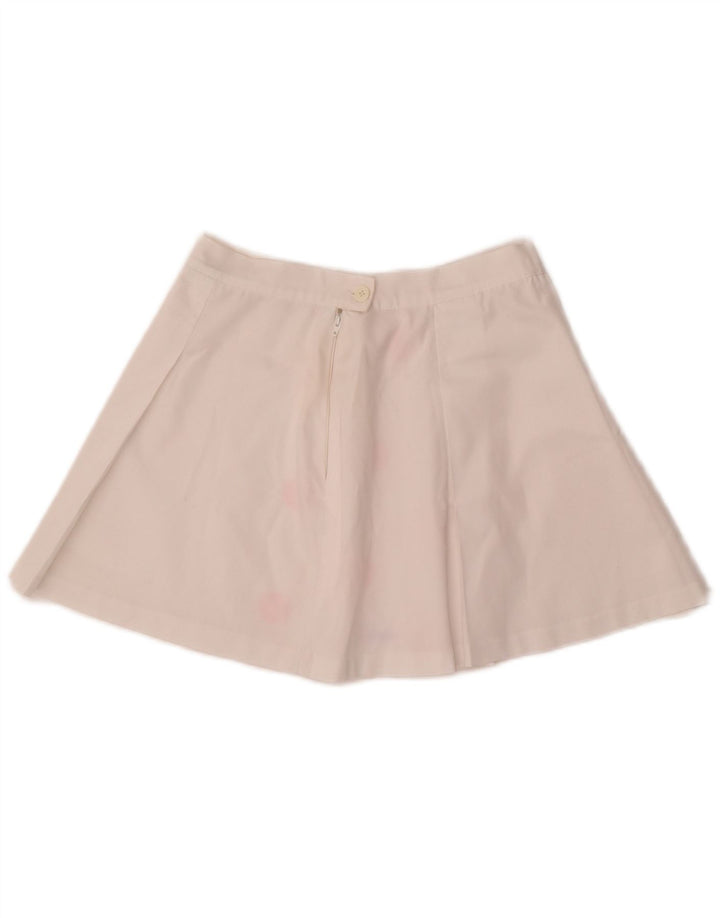 Minigonna da donna Diadora UK 12 media W26 poliestere a pois bianco