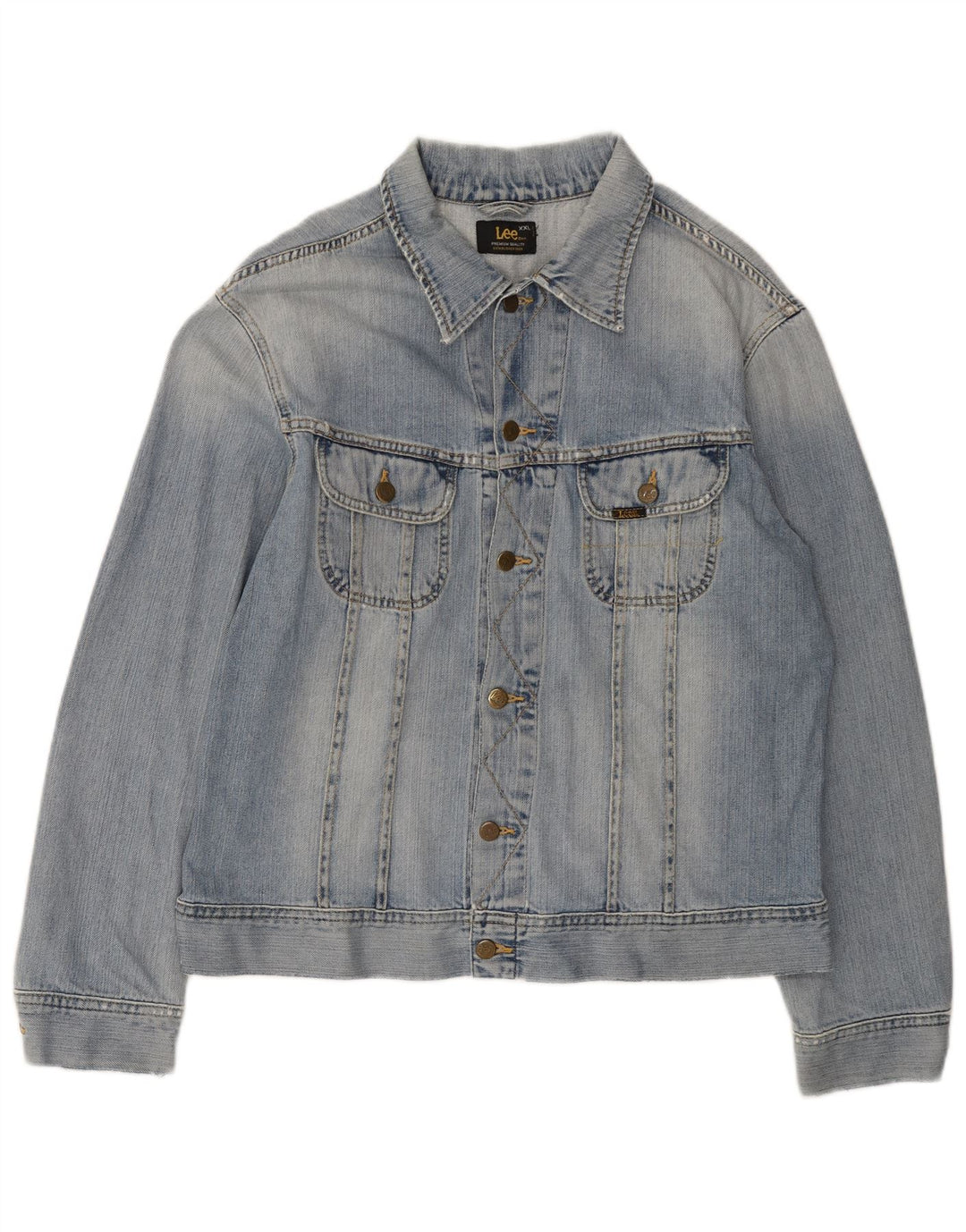 Giacca di jeans da uomo LEE UK 44 2XL Cotone blu