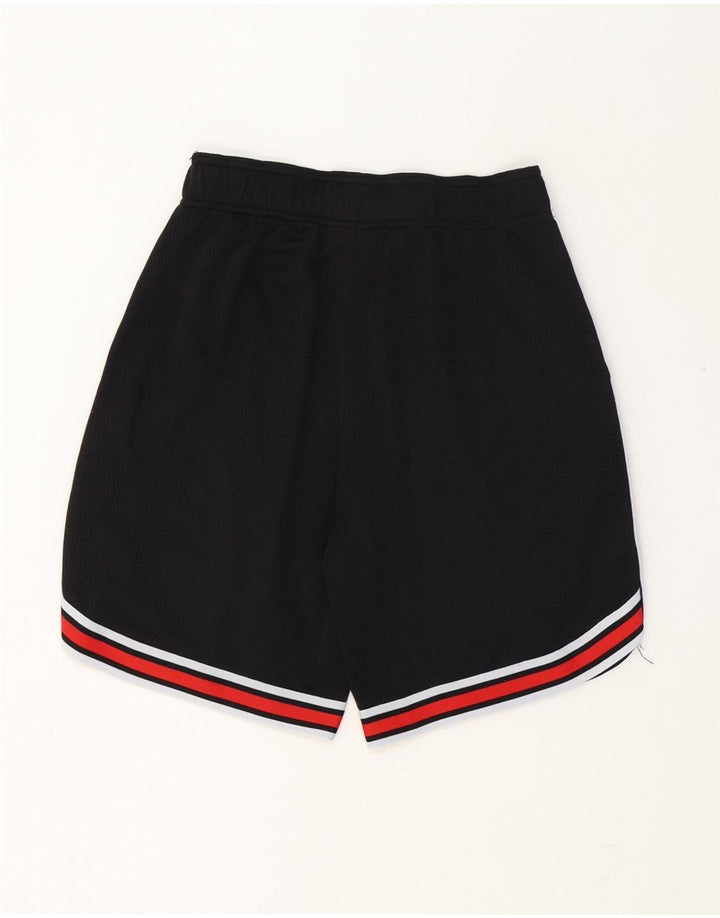 Pantaloncini sportivi grafici Champion da uomo USA piccoli in poliestere nero