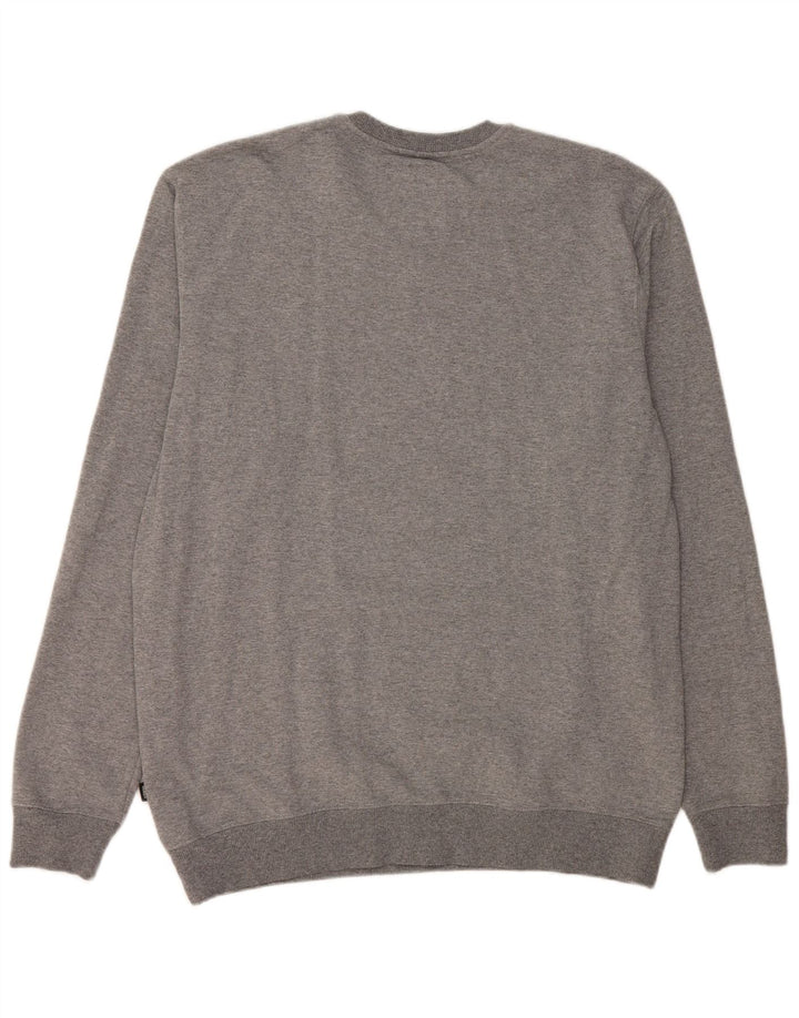 Felpa grafica da uomo Vans Felpa XL in cotone grigio