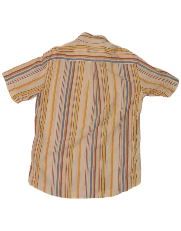 Camicia KAPPA da uomo a maniche corte XL in cotone a righe multicolore