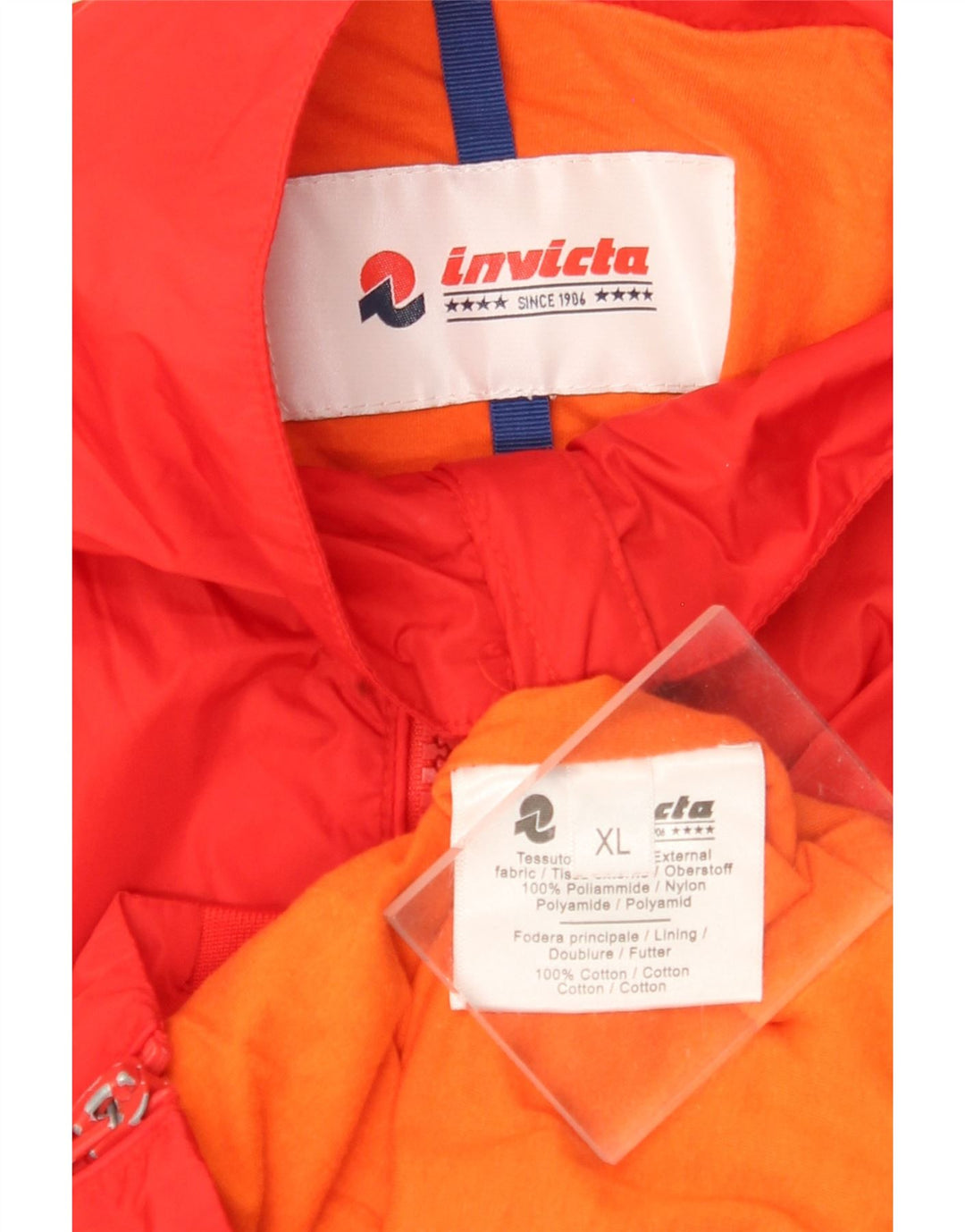 Giacca antipioggia da donna INVICTA UK 18 XL Rosso Poliammide