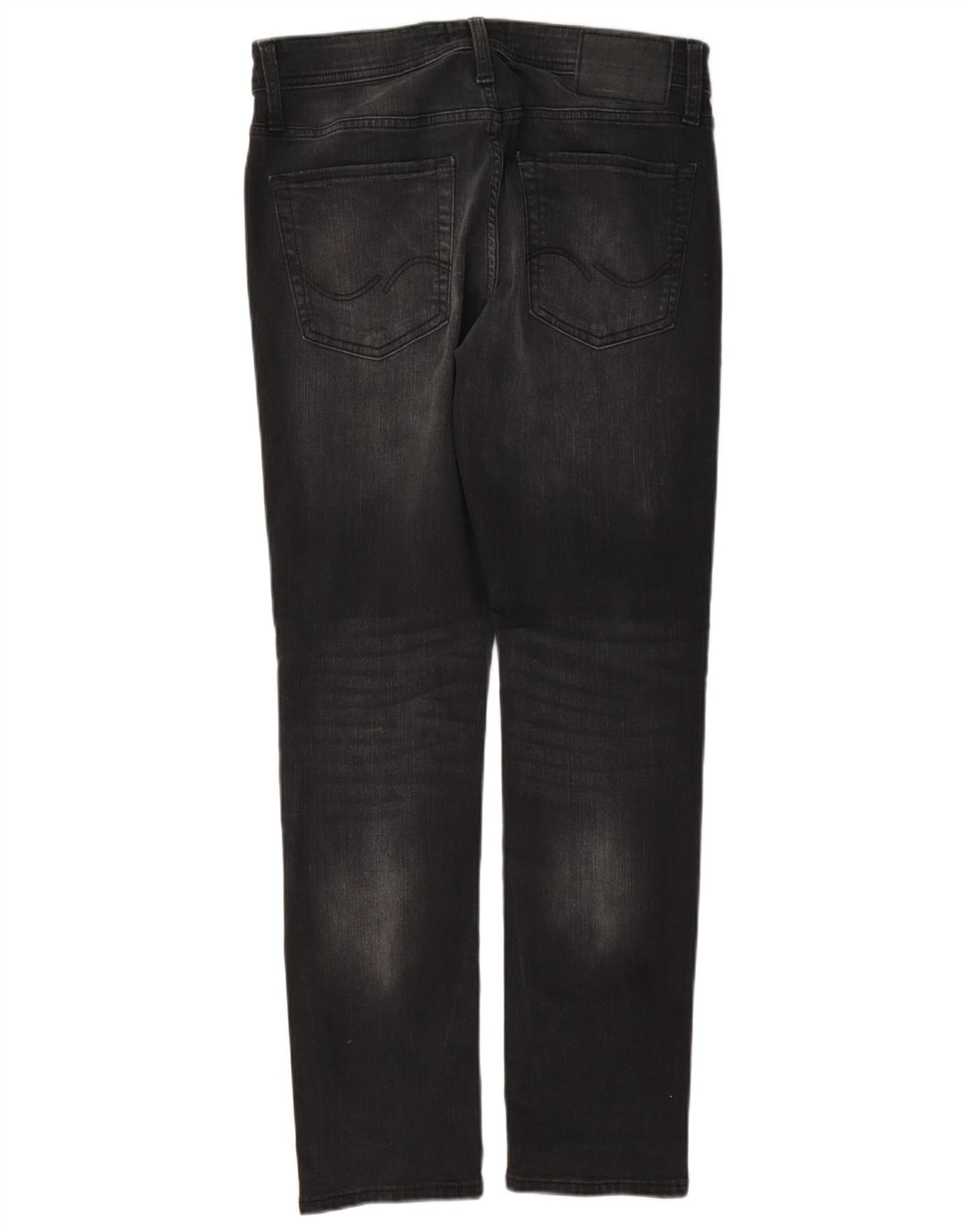 Jack & Jones Uomo GLENN Slim Jeans W30 L32 Cotone Nero