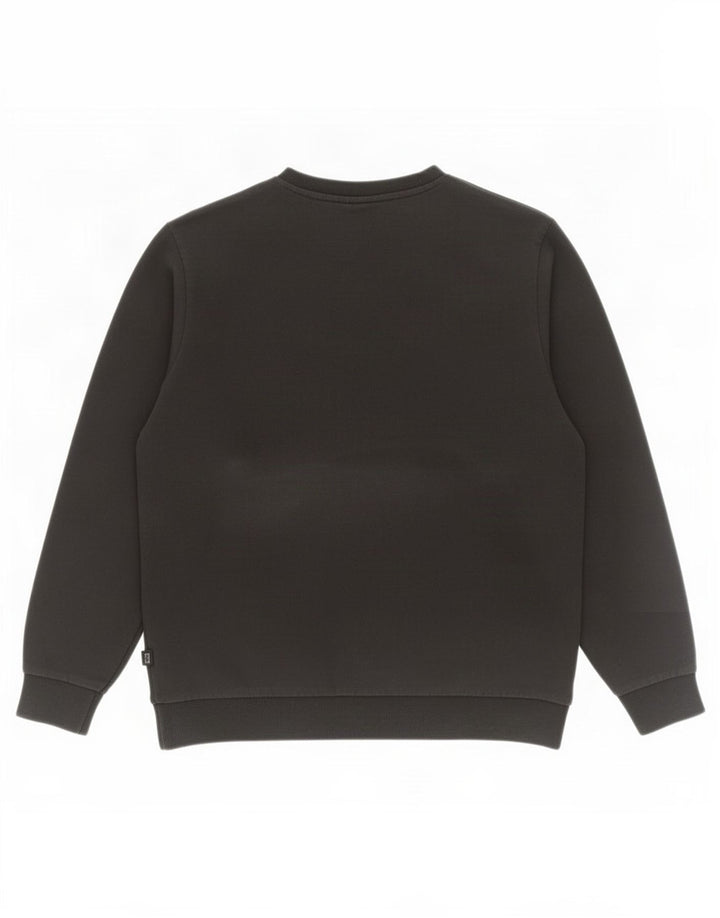 Felpa da uomo Puma Maglione grande in cotone color block nero