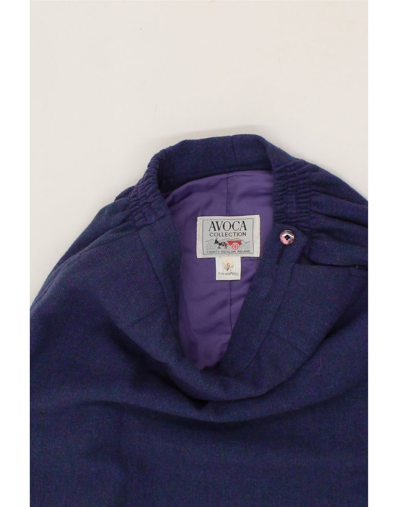 AVOCA Womens Pencil Skirt Small W26  Navy Blue Wool Vintage Avoca and Second-Hand Avoca from Messina Hembry 