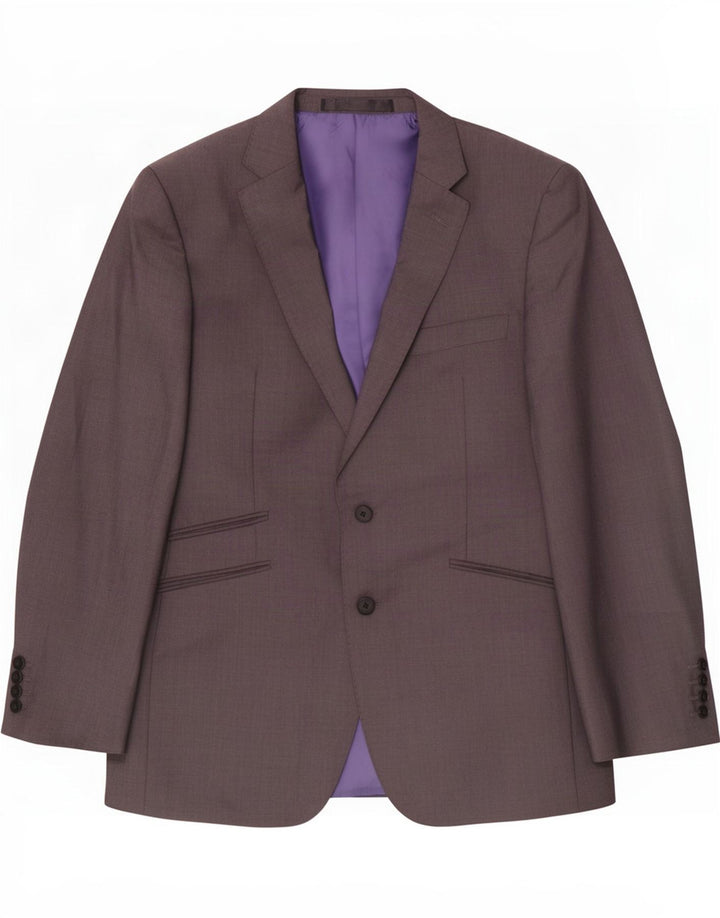 Giacca blazer da uomo su misura Marks & Spencer UK 40 Lana grigio medio