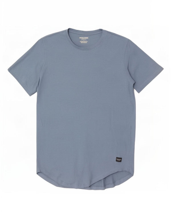 Jack & Jones T-shirt da uomo Top grande in cotone blu