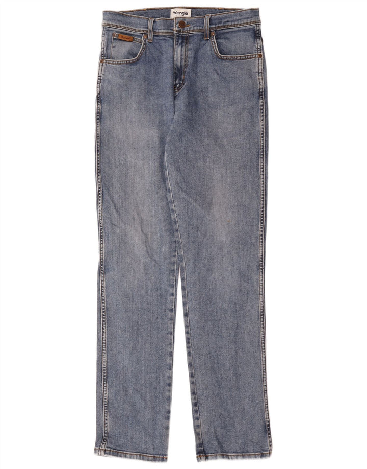 Jeans dritti da uomo Wrangler Texas W32 L34 cotone blu