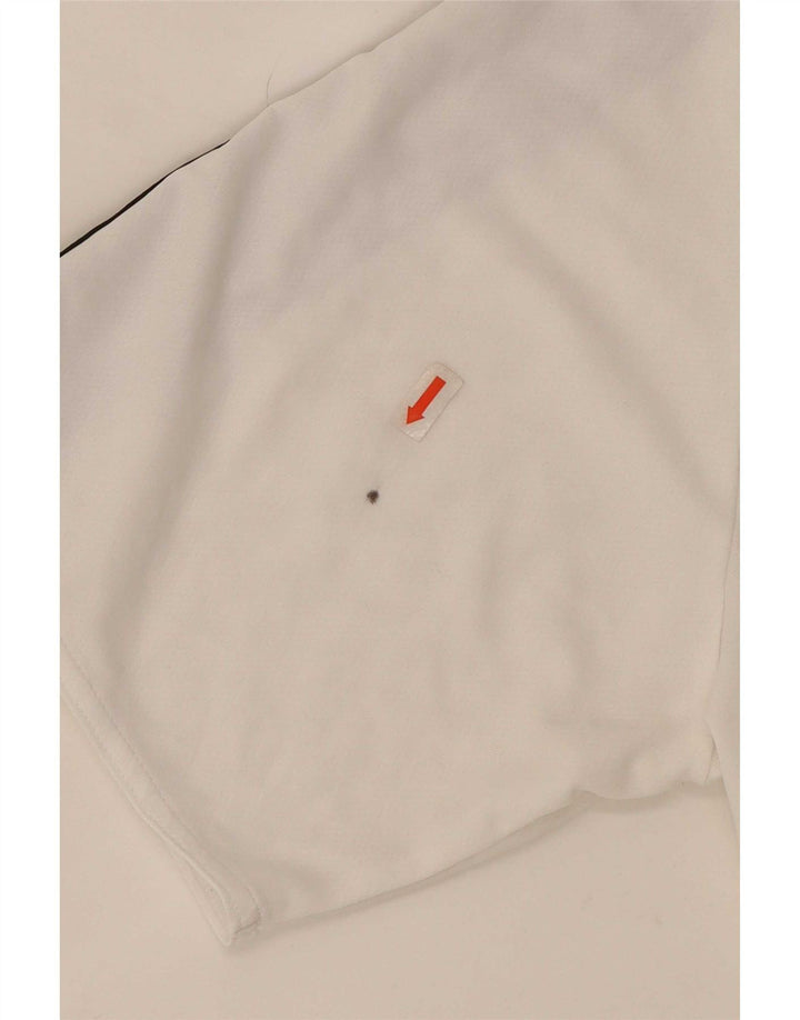 T-shirt Adidas da uomo Climalite Top XL poliestere color block bianco
