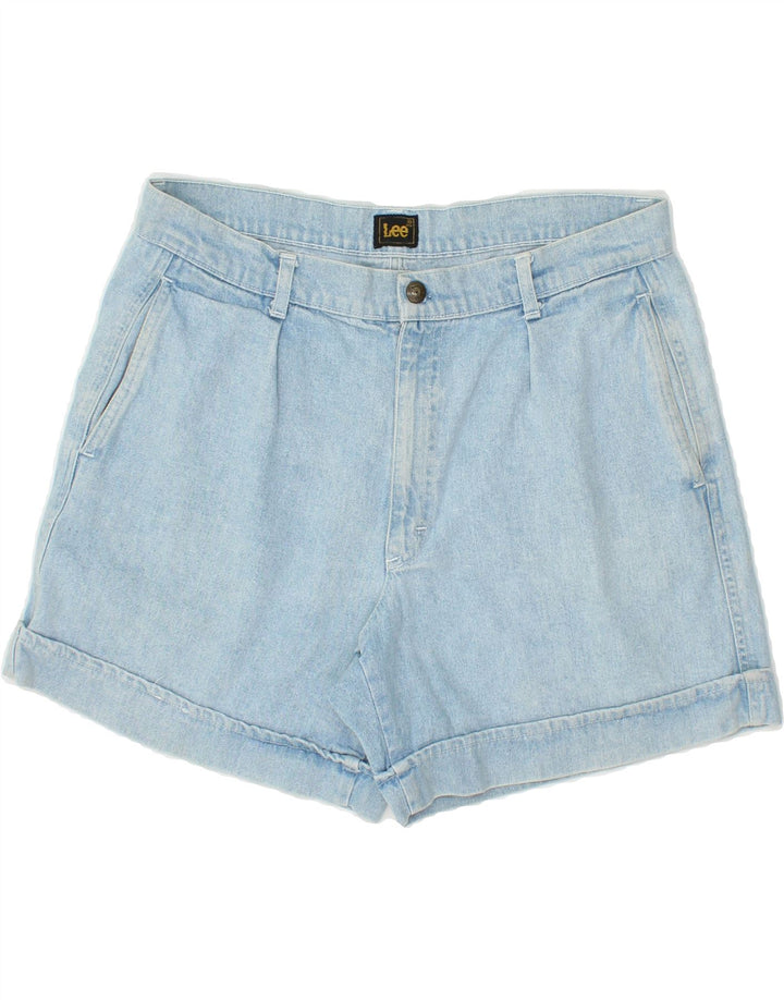 LEE Womens Denim Shorts UK 16 Large W32 Blue Cotton Vintage Lee and Second-Hand Lee from Messina Hembry 