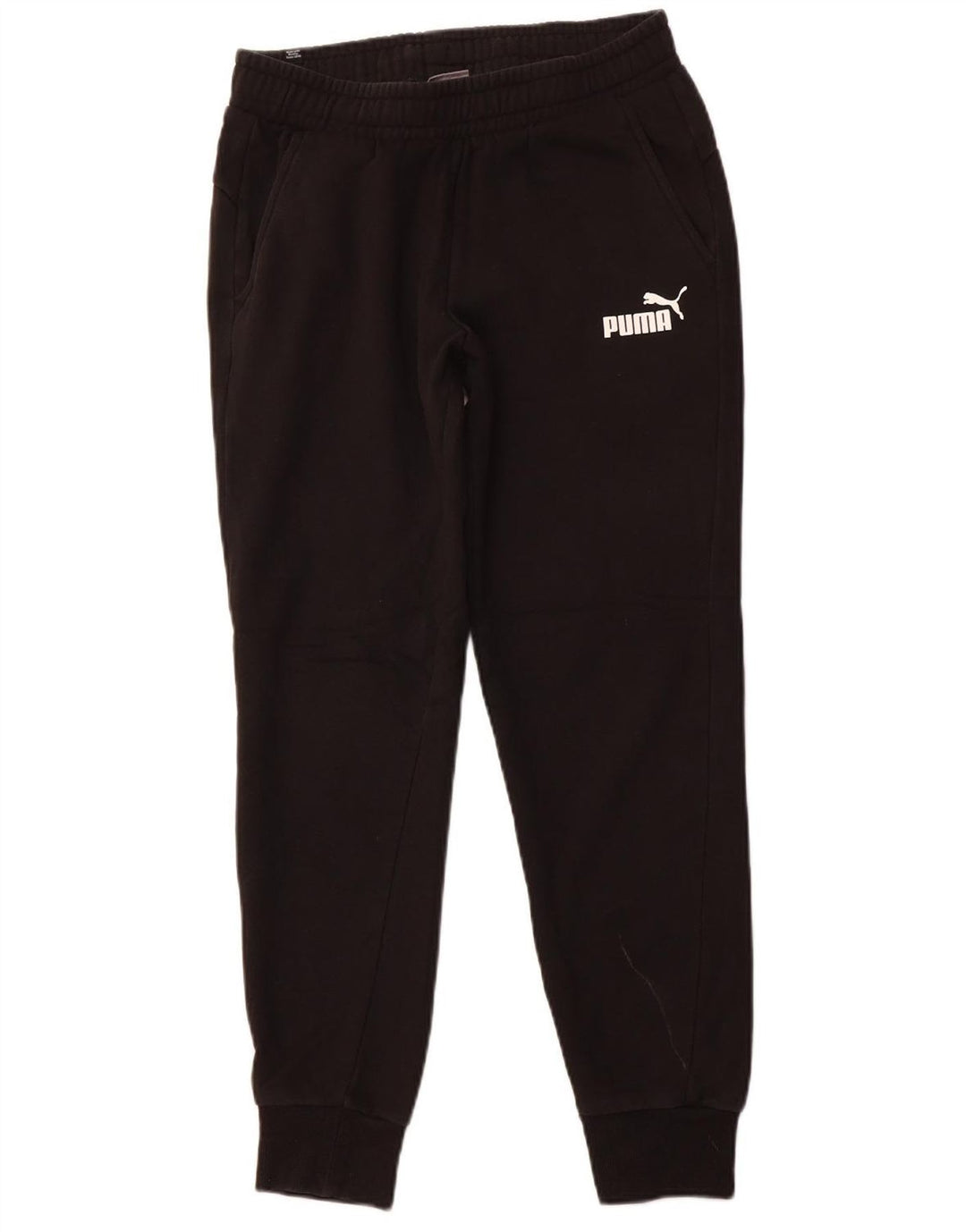 Pantaloni da tuta da uomo PUMA Joggers medio cotone nero