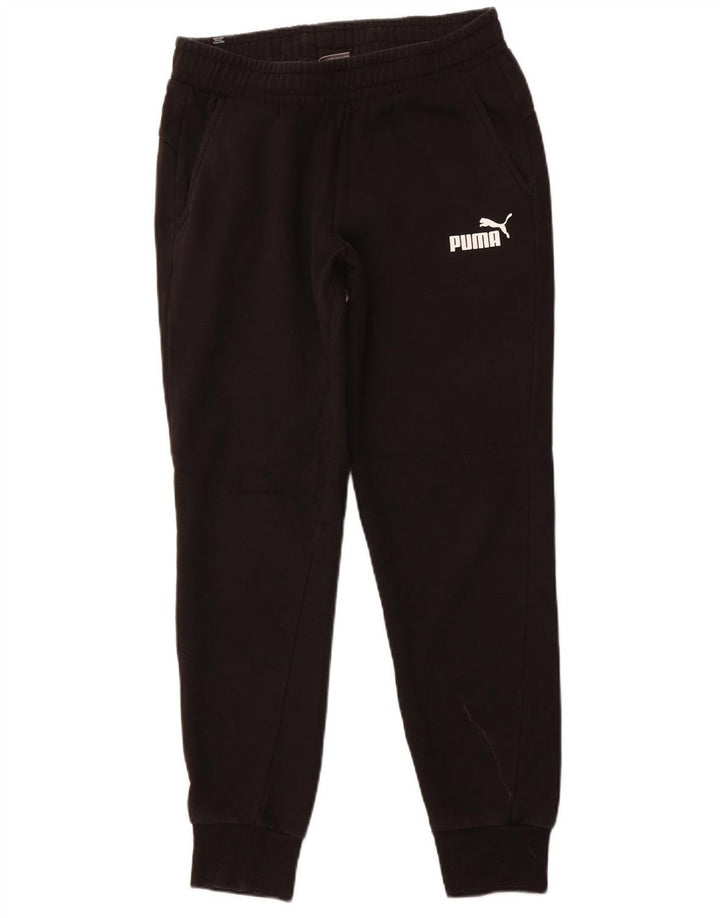 Pantaloni da tuta da uomo PUMA Joggers medio cotone nero