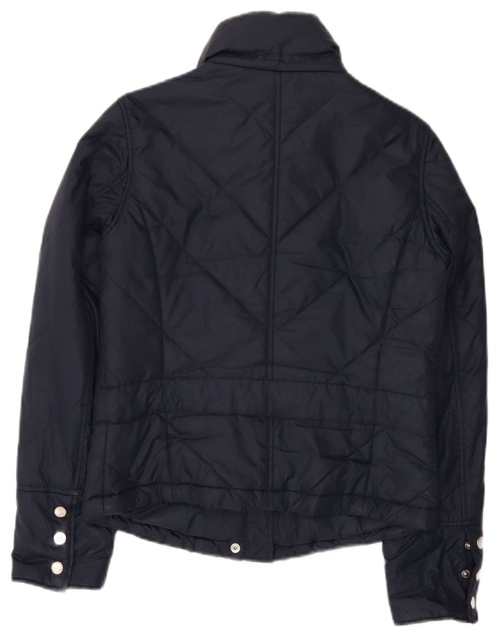 Giacca imbottita da donna Tommy Hilfiger UK 10 Small Poliestere blu navy