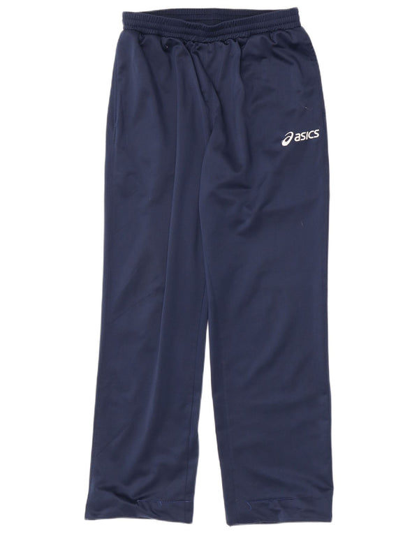 Pantaloni da tuta da ragazzo Asics 13-14 anni Large in poliestere blu navy