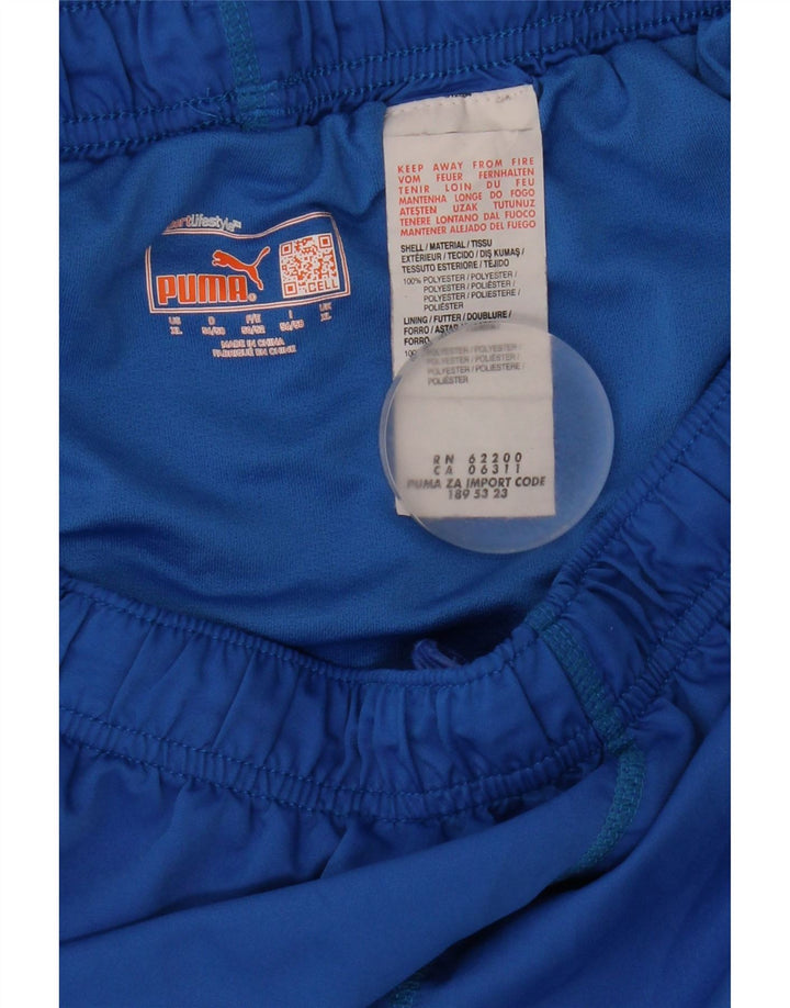 Pantaloncini sportivi da uomo Puma XL Blu in poliestere color block