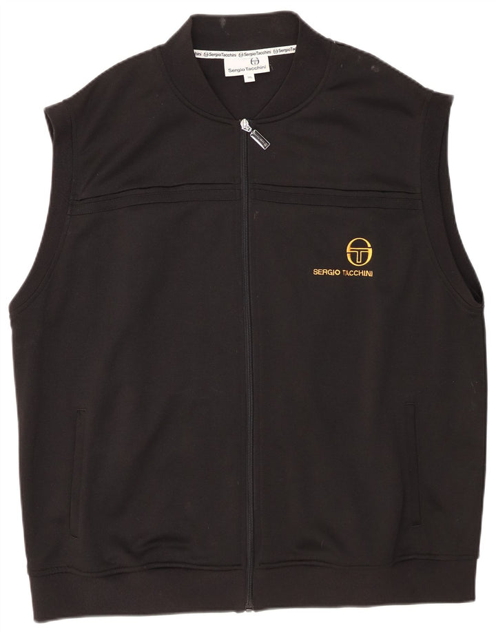 Giacca sportiva senza maniche da uomo Sergio Tacchini 3XL poliestere nero