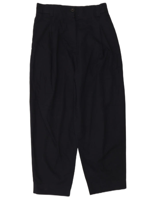 Pantaloni corti a vita alta da donna Cos EU 36 Small W28 L25 Blu navy