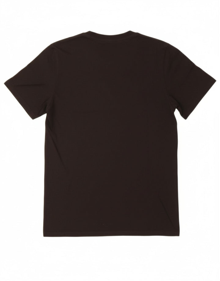 GUESS Mens Regular Fit Graphic T-Shirt Top Small Black Cotton