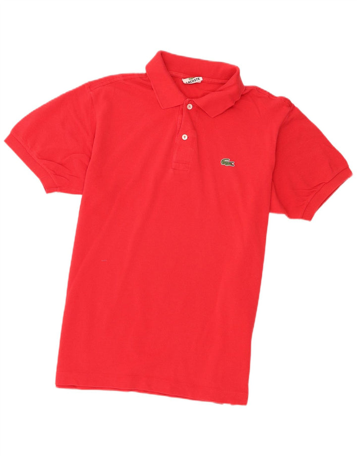 Polo da uomo Lacoste taglia 4 media in cotone rosso