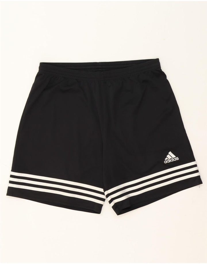 ADIDAS Mens Climalite Sport Shorts Large Black Polyester Vintage Adidas and Second-Hand Adidas from Messina Hembry 