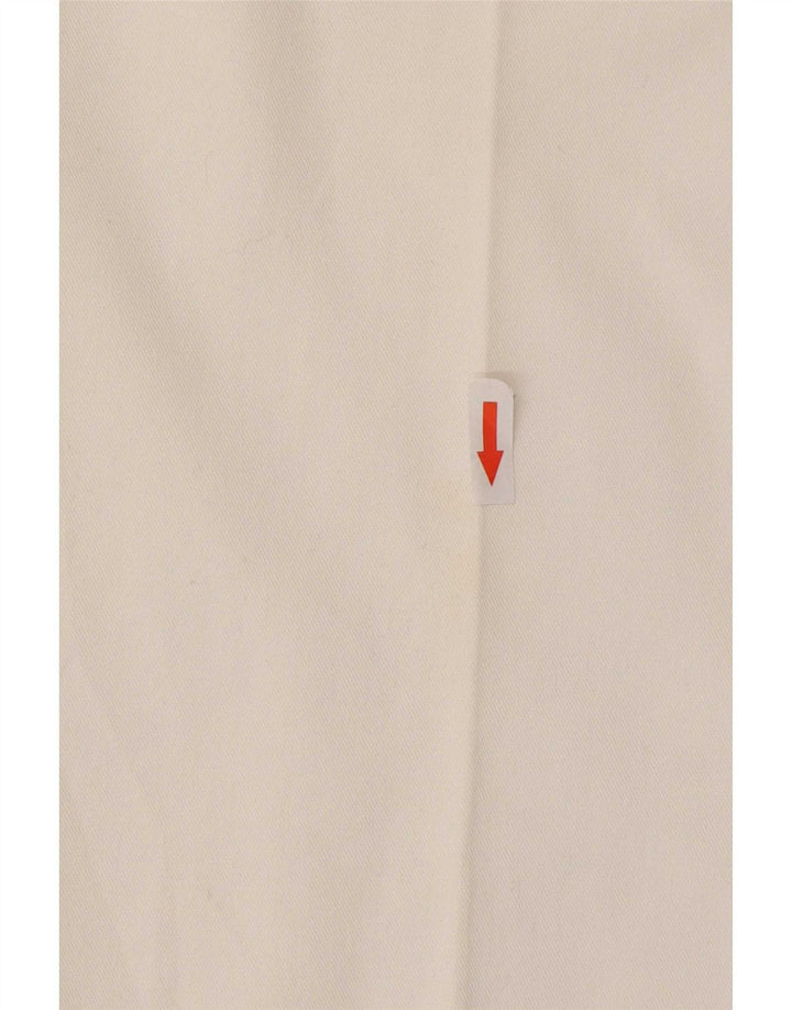 Pantaloni chino dritti da uomo Dickies W34 L28 poliestere bianco