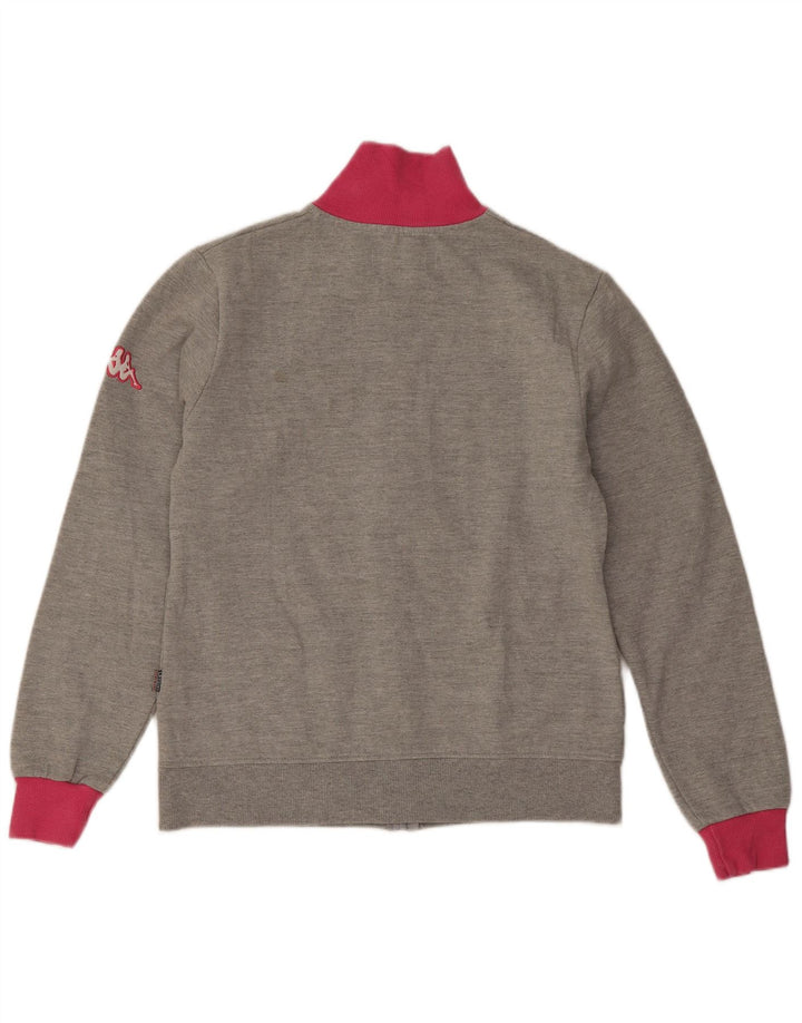 Giacca da tuta grafica da donna Kappa UK 12 Colorblock grigio medio