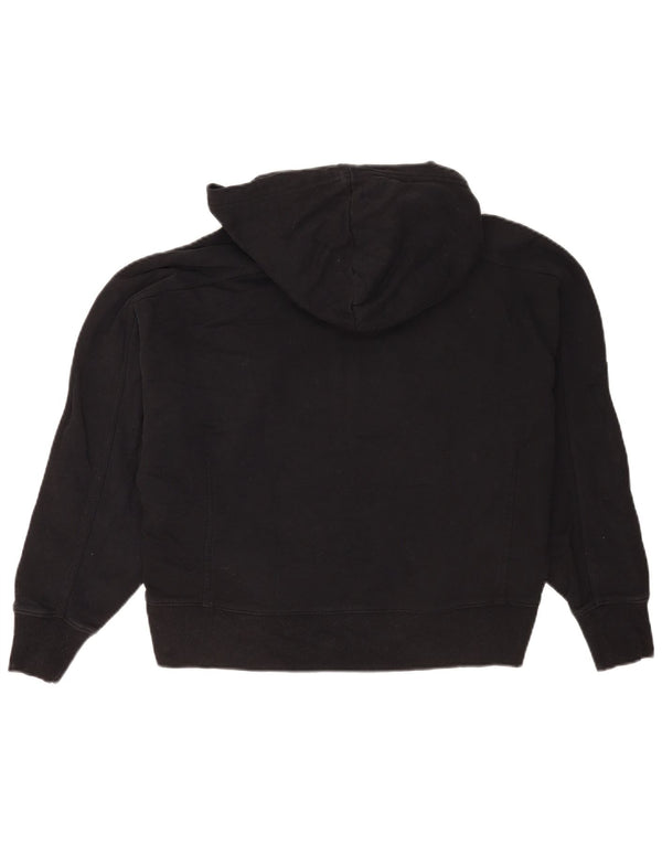 Calvin Klein Jeans da uomo vestibilità ampia con cappuccio maglione piccolo cotone nero