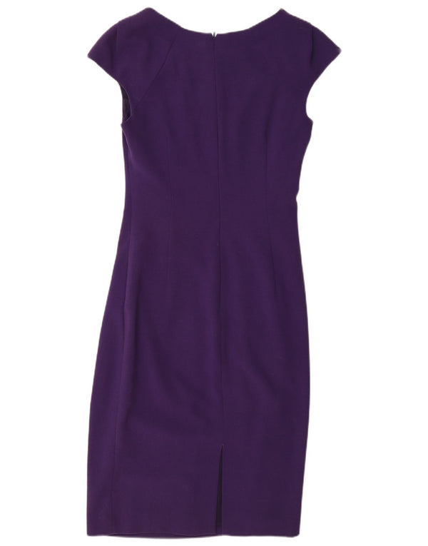 L.K. Abito tubino da donna Bennett UK 8 piccolo poliestere viola