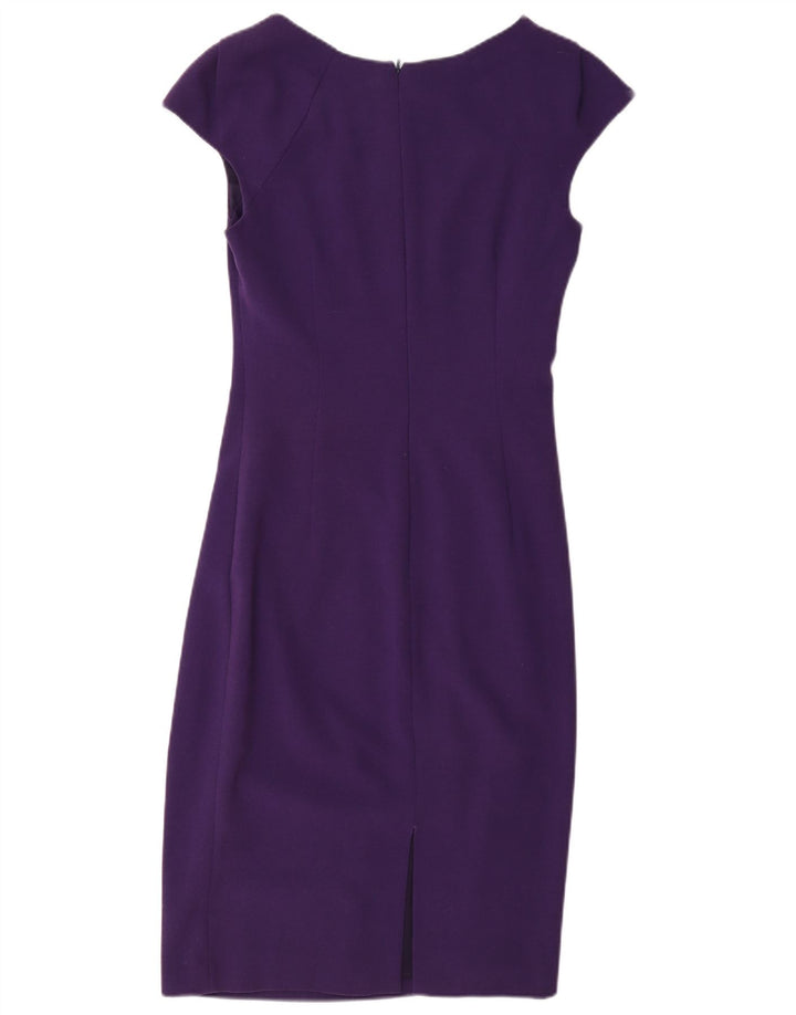 L.K. Abito tubino da donna Bennett UK 8 piccolo poliestere viola