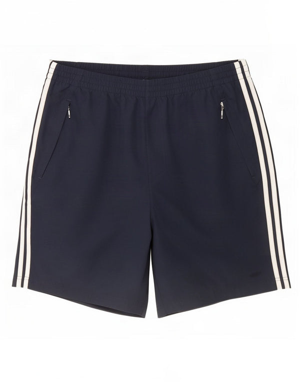 Adidas Mens Sport Shorts XL Navy Blue Polyester