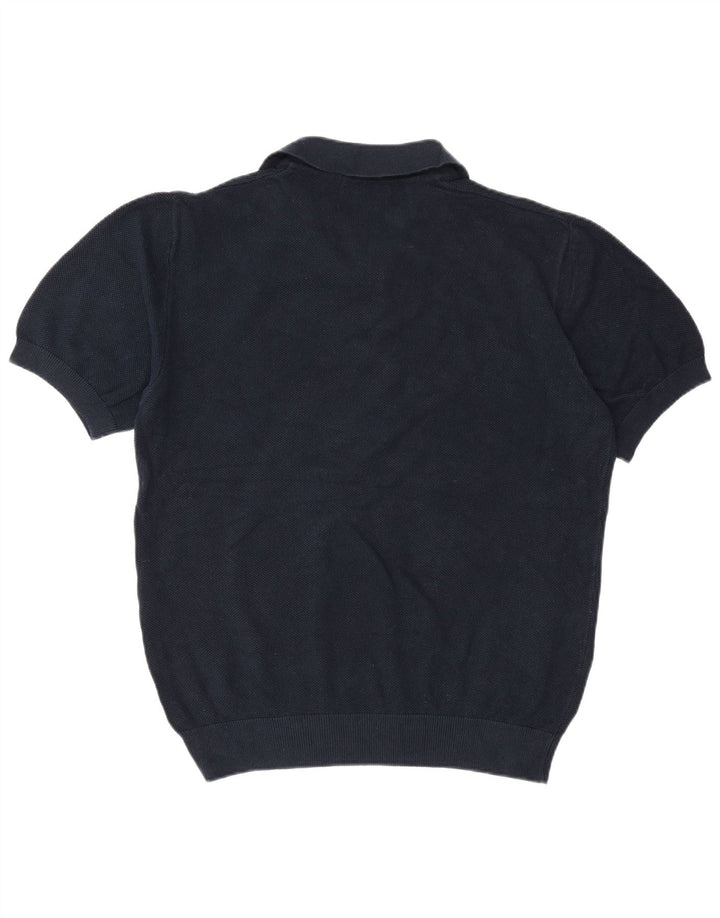 Polo Zara da uomo di colore blu navy medio
