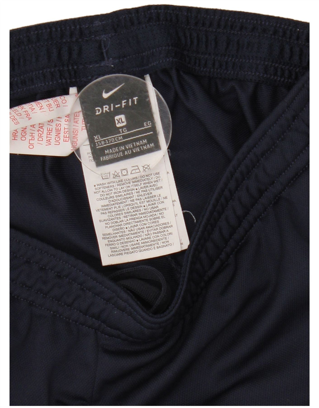 Pantaloni da tuta NIKE da ragazzo Dri Fit 13-14 anni XL blu navy poliestere