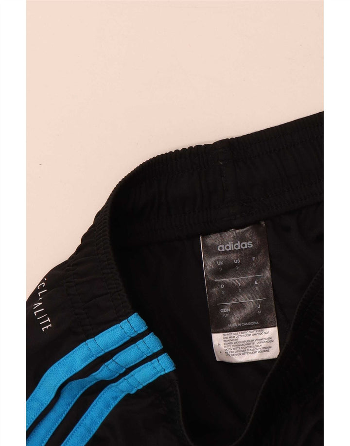 Pantaloncini sportivi Adidas Climalite da uomo piccoli in poliestere nero