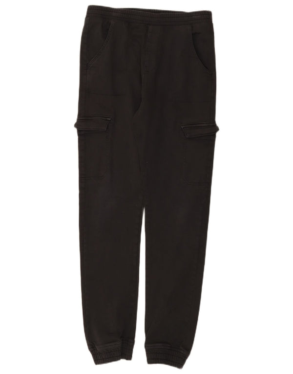 Pantaloni cargo da jogging per ragazze Marks & Spencer 13-14 anni W28 L29 neri