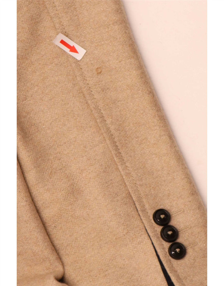 Cappotto da uomo Zara UK 38 Lana beige medio