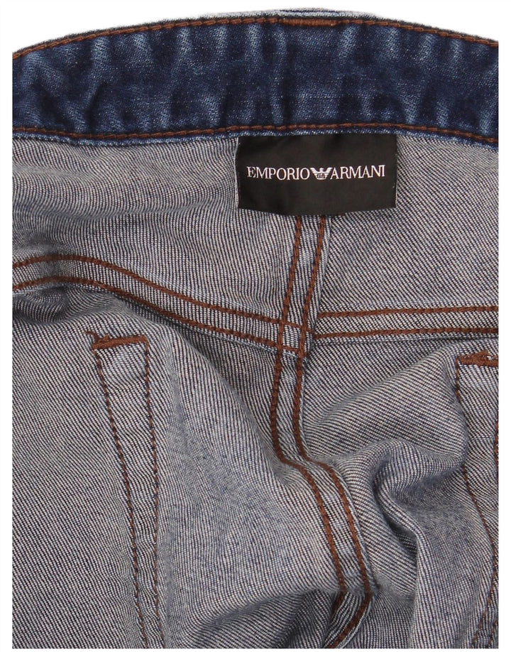 Jeans dritti da uomo Emporio Armani W34 L31 Blu