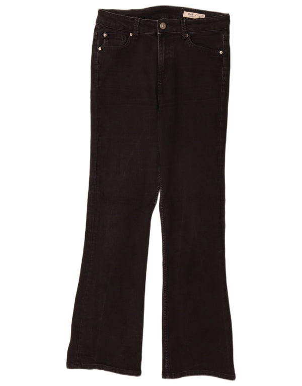 Marks & Spencer Donna The Eva Bootcut Jeans UK 10 Small W28 L31 Nero