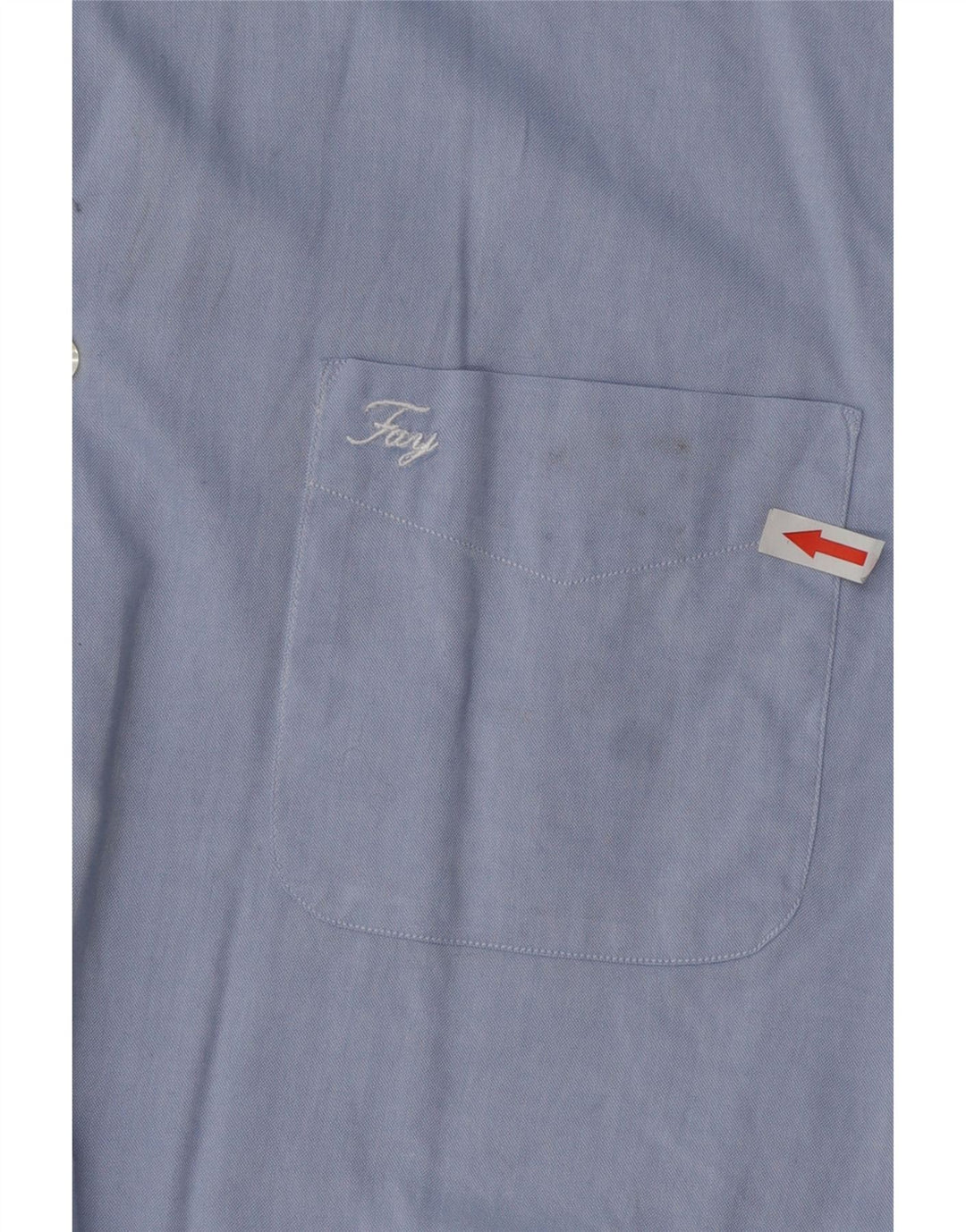 Camicia da uomo Fay taglia 44 17 1/2 XL cotone blu