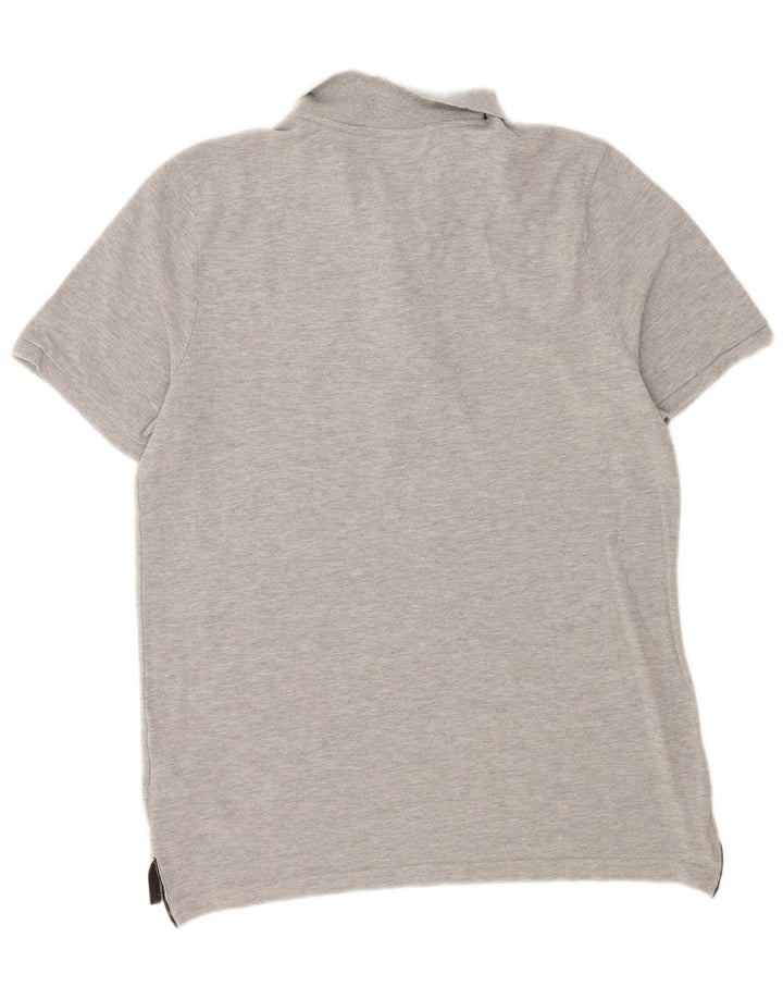 Polo Nike da uomo piccola in cotone grigio