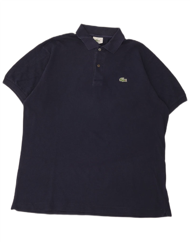 Polo da uomo Lacoste taglia 5 grande in cotone blu navy