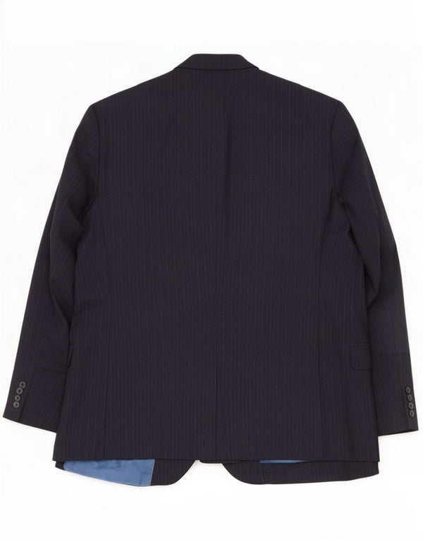 Marks & Spencer Giacca blazer a 2 bottoni da uomo UK 42 Large Grey Gessato