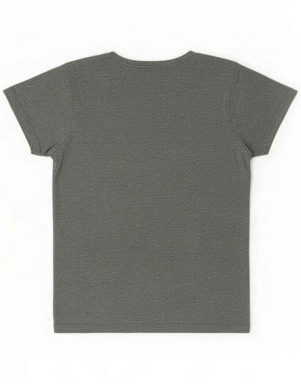 Tommy Hilfiger Womens T-Shirt Top UK 16 Large Green Flecked Polyester