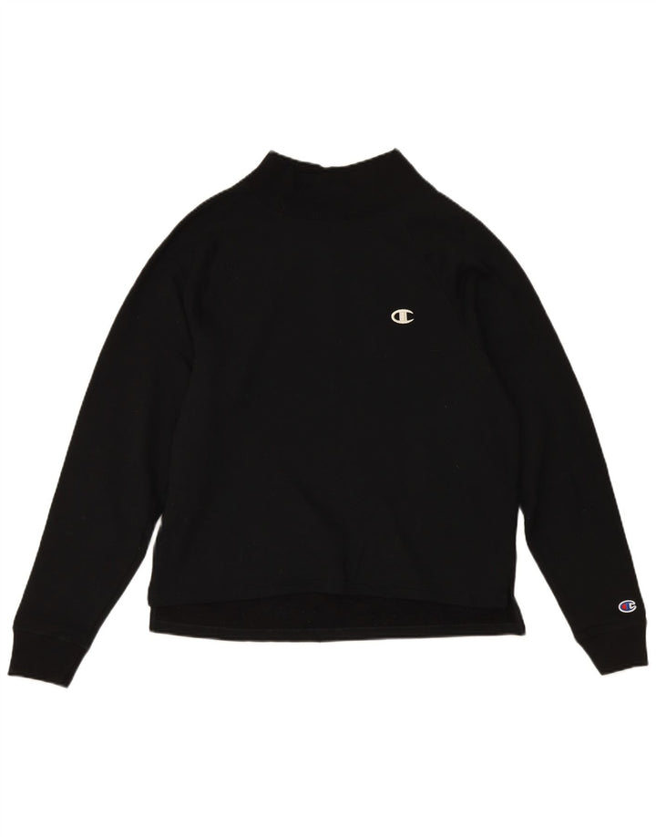 Felpa da donna Champion Jumper UK 16 Large Nero Poliestere