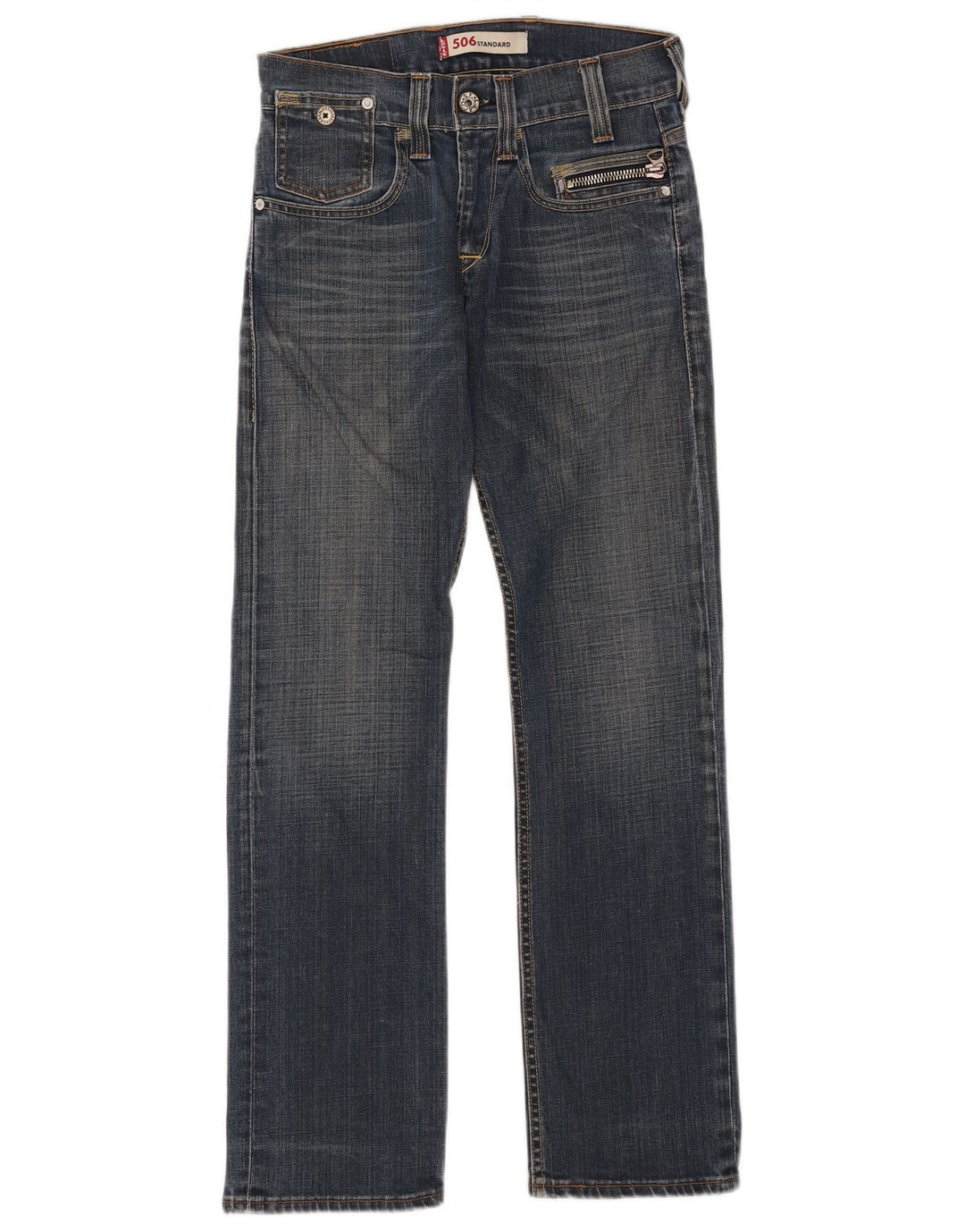 Jeans dritti Levi's da donna 506 vestibilità standard W28 L32 Blu