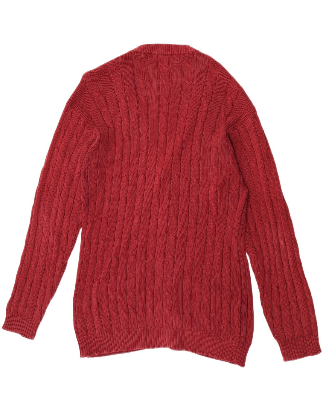Maglione cardigan da uomo VINTAGE grande bordeaux