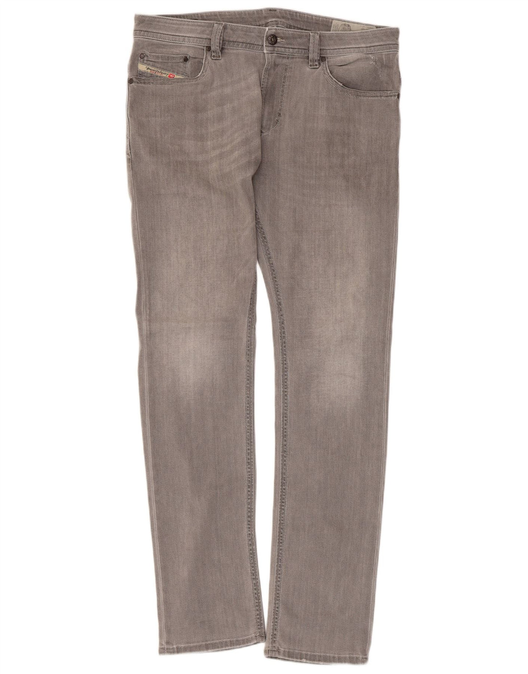 Jeans skinny slim Thavar da donna DIESEL W34 L32 cotone grigio