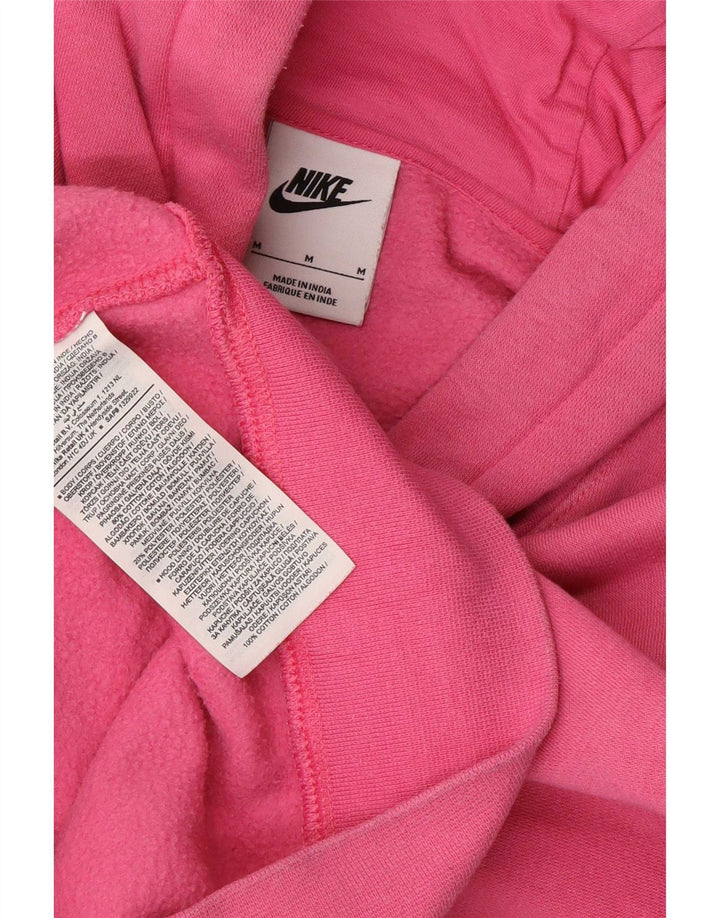 Felpa con cappuccio da uomo Nike in cotone rosa medio
