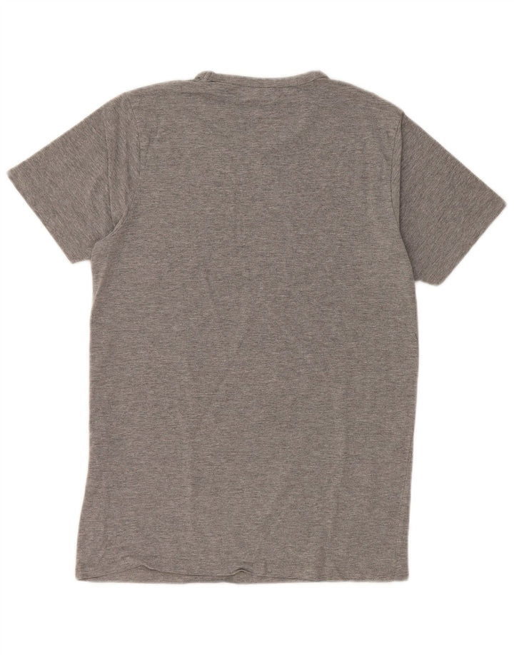 JACK & JONES T-shirt da uomo Top in cotone mélange grigio medio