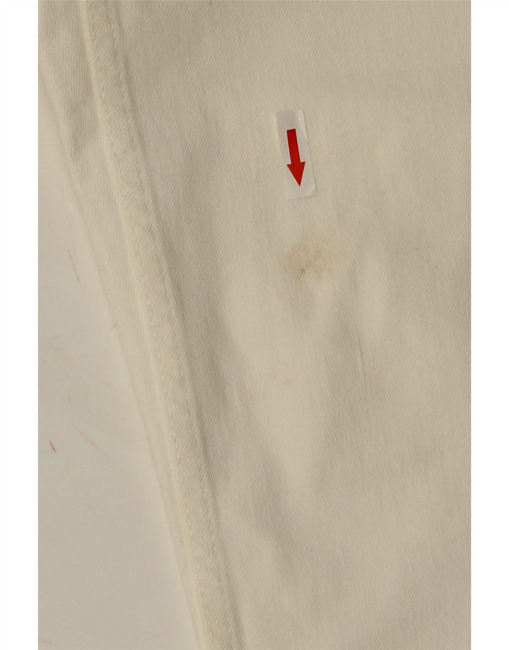 Jeans slim da donna Topshop W28 L26 poliestere bianco