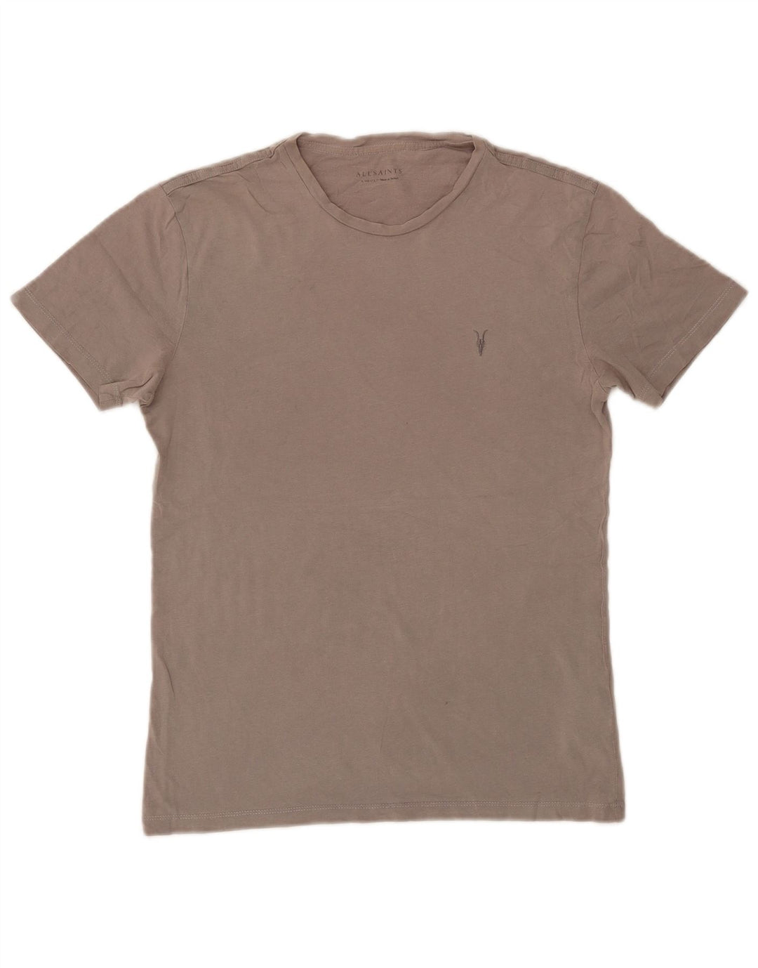 T-shirt da uomo ALL SAINTS Top XS in cotone grigio